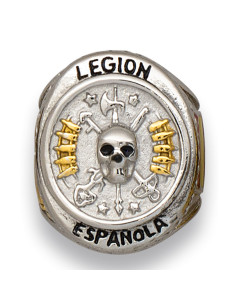 Anillo en acero de la Legión Española