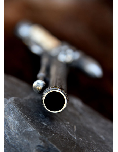 Belgisk pistol, Liège, flint,...