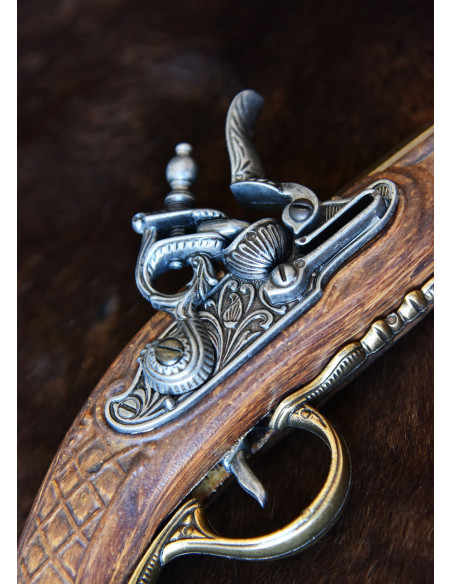 Set van 2 vermessingde achthoekige...