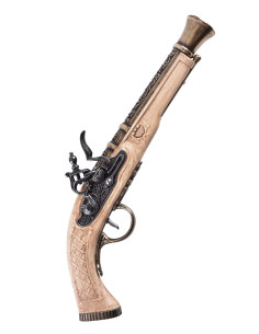 Espingole duelpistol, elfenben finish, 1700-tallet