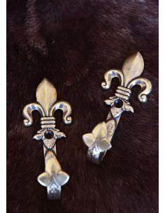 Muurbeugel Fleur de Lys, paar 2