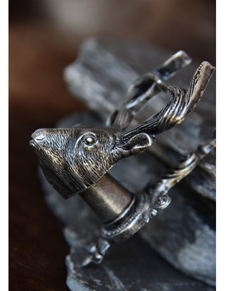 Hjortevægbeslag til sværd eller...