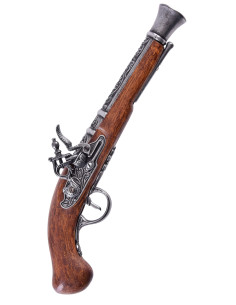 Pistola de Flintlock Pirata, tipo trabuco, siglo XVIII