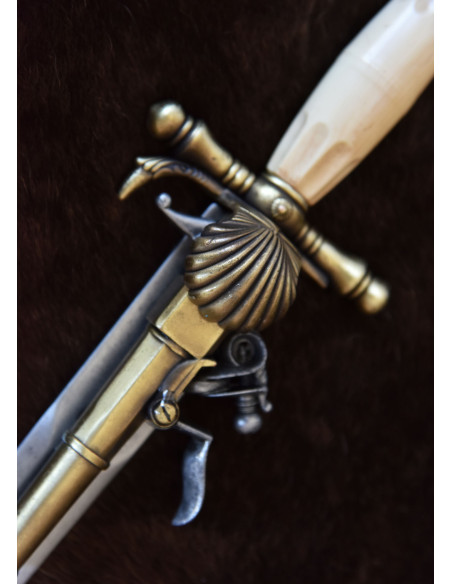 Fransk pistol, dolktype, 1700-tallet