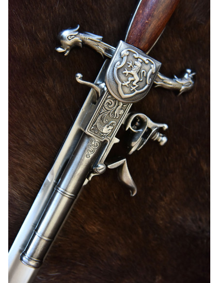 Pistola Alemana, tipo daga, siglo XVIII