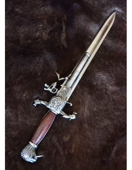 Pistola Alemana, tipo daga, siglo XVIII