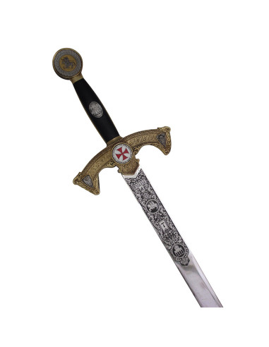 Espada Templaria decorada