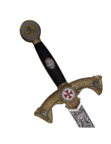 Espada Templaria decorada