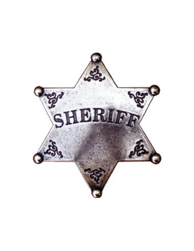 Estrella Sheriff 6 puntas