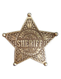Estrella Sheriff 5 puntas