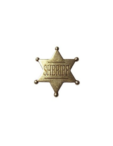 Estrella Sheriff 6 puntas