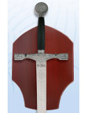 Espada Excalibur con soporte para colgar