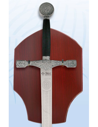 Espada Excalibur con soporte para colgar