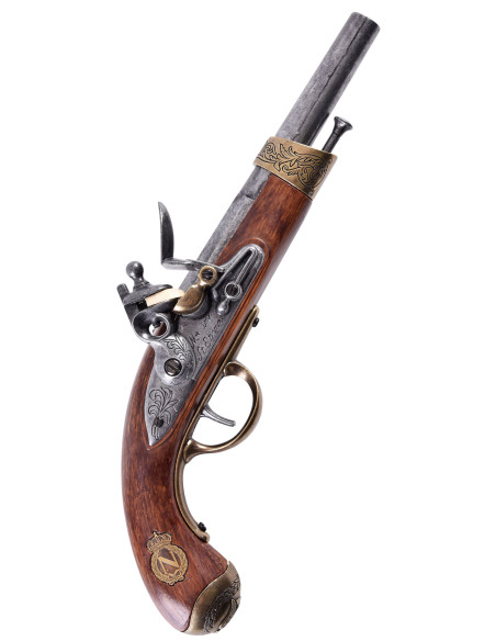 Pistola francesa de Napoleón Flintlock