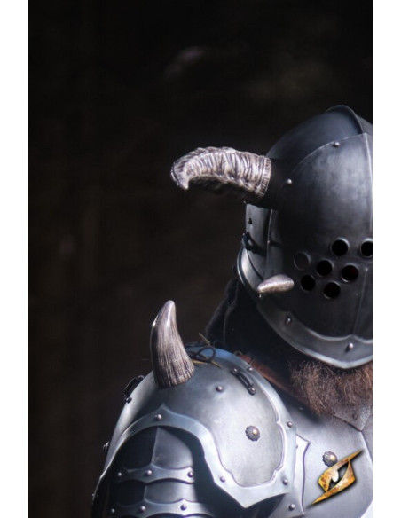 Sæt med 6 monterbare dæmonhorn, Dark...