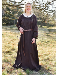 Middeleeuwse jurk Ana, bruin