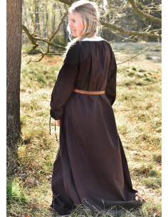 Middelalderkjole Ana, brun 2