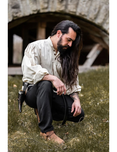 Camisa medieval ancha Oswald, color...