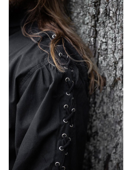 Camisa medieval con lazos modelo...