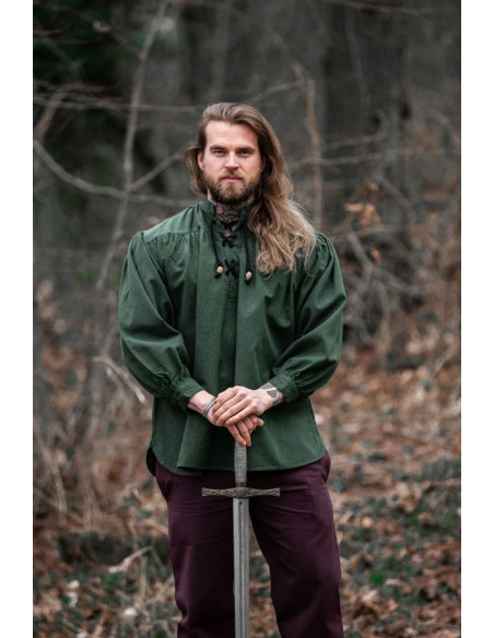 Camisa medieval con lazos modelo... Camisa medieval con lazos modelo...