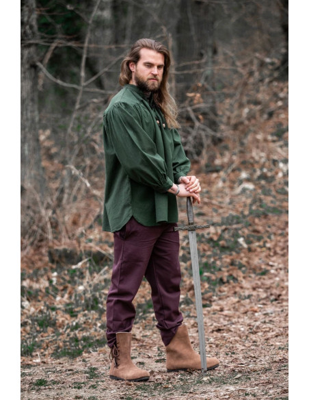 Camisa medieval con lazos modelo... Camisa medieval con lazos modelo...