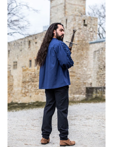 Camisa medieval Adrián con cordones,... Camisa medieval Adrián con cordones,...
