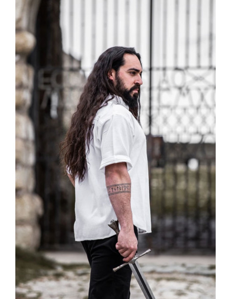 Camisa medieval manga corta y lazos,... Camisa medieval manga corta y lazos,...