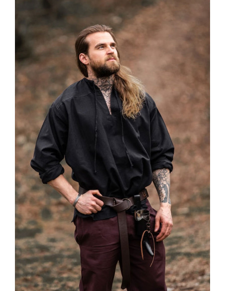 Camisa medieval modelo Batrholomeus,...