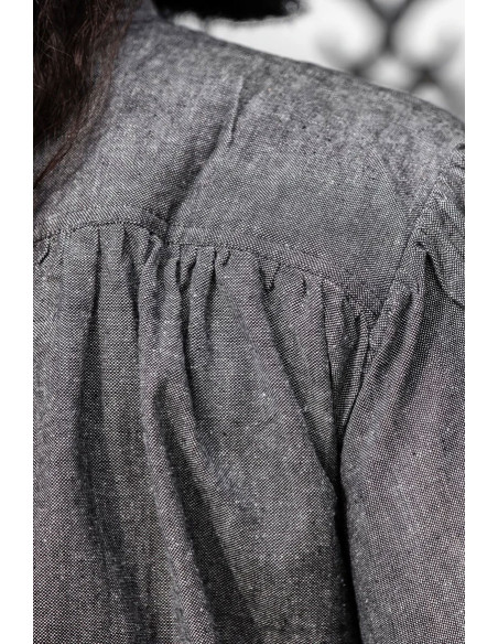 Mittelalterhemd Modell Leopold, graue...