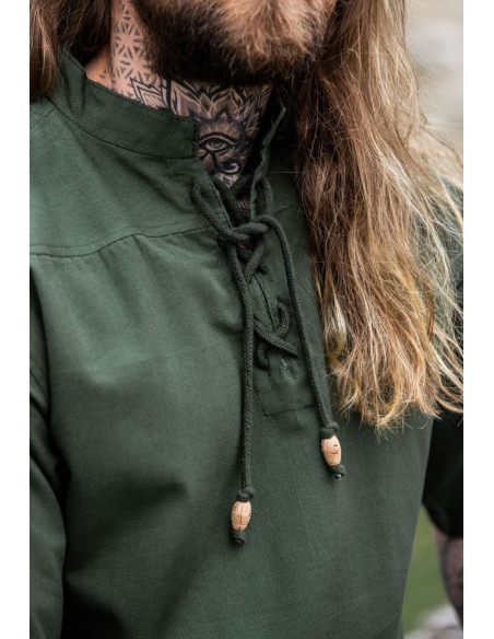 Mittelalterhemd mit kurzen Ärmeln und...