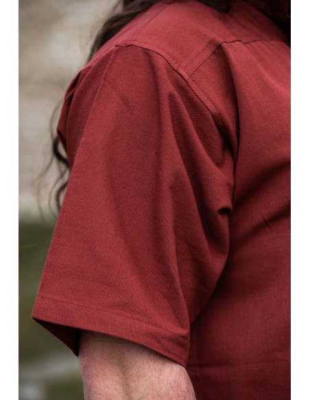 Middelalderlig kortærmet skjorte med...