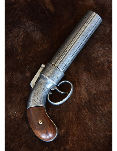 1837 Allen and Thurber Pepperbox Revolver, gebläut