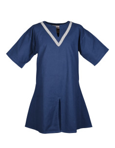 Túnica Medieval Trenzada Ailrik para Niños, manga corta,... 2