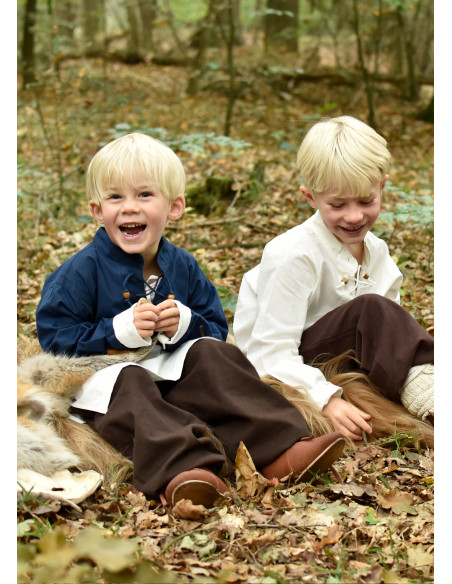Weite braune Hose für Jungen, Thore