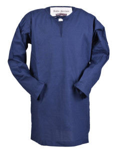 Middeleeuwse tuniek voor kind model Arn, blauw 2