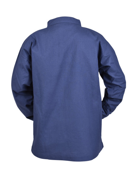 Camisa medieval azul para niño, Colin