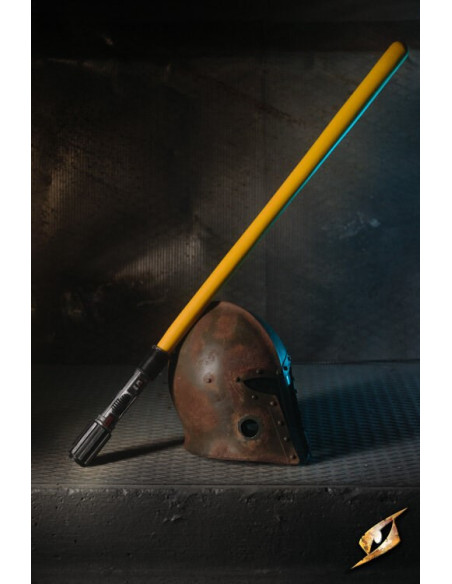 Schurk Laserzwaard, gele kleur, 100 cm.