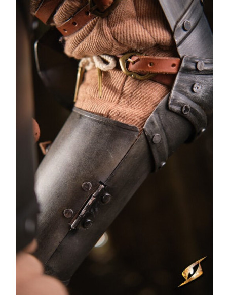 Protecciones de brazo acero negro...