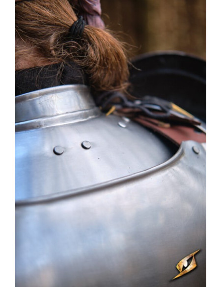 Gorget in gepolijst staal...