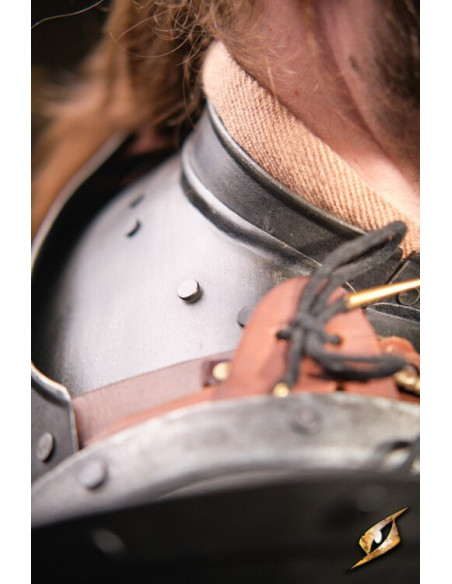 Gorget in zwart stalen Captain-serie,...