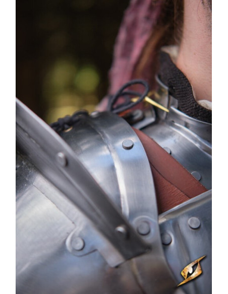 Hombreras en acero gris Épico serie...