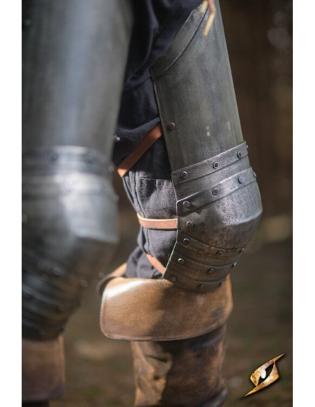 Captain serie benbeskyttere i sort...