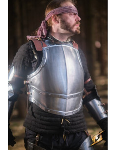 Captain serie gepolijst stalen borstplaat, Epic Armory