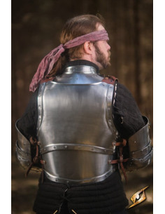 Captain serie gepolijst stalen borstplaat, Epic Armory 2