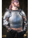 Kaptajn serie mørk stål brystplade, Epic Armory