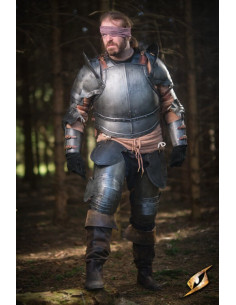 Complete set in donkerstalen Captain serie, Epic Armory