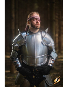 Set completo en acero pulido serie Capitán, Epic Armoury