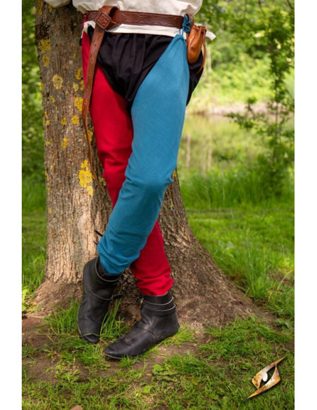 Vintage mistige blauwe katoenen legging