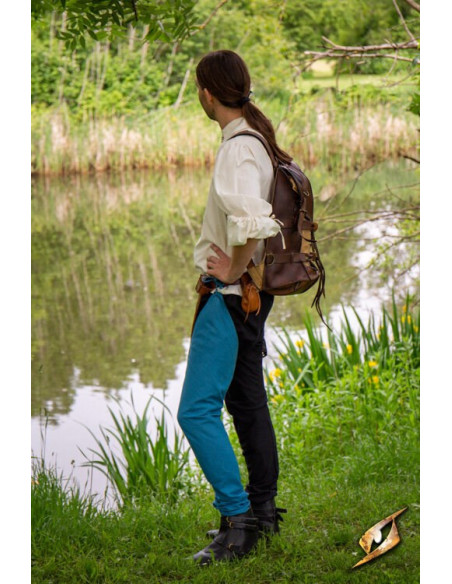 Vintage mistige blauwe katoenen legging