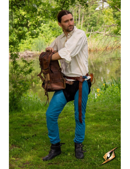 Vintage mistige blauwe katoenen legging